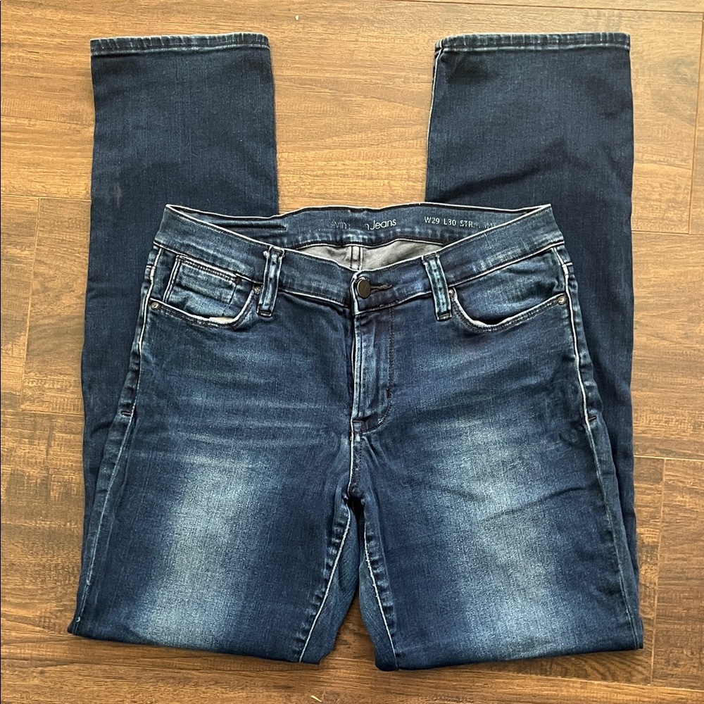 Calvin Klein Jeans Men's Dark Blue Straight Jeans super soft
